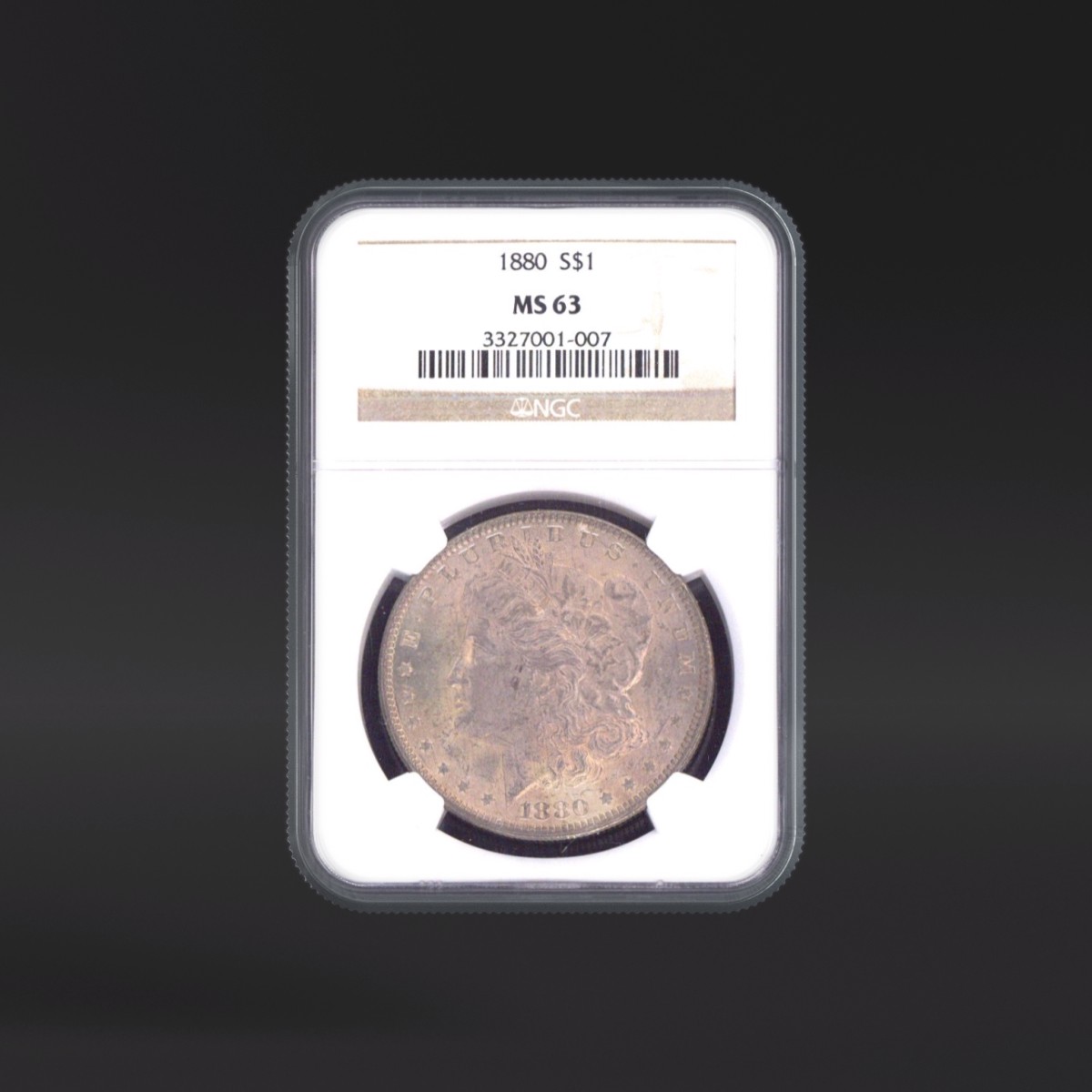 1880 One Dollar NGC MS63